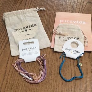 Set of 2 Pura Vida bracelets